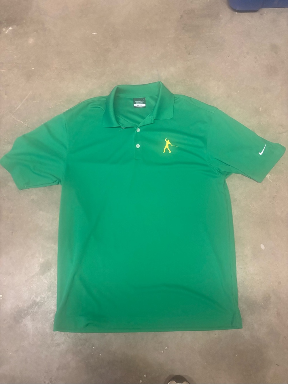Nike Men’s Green Golf Polo Tiger Woods Barstool M